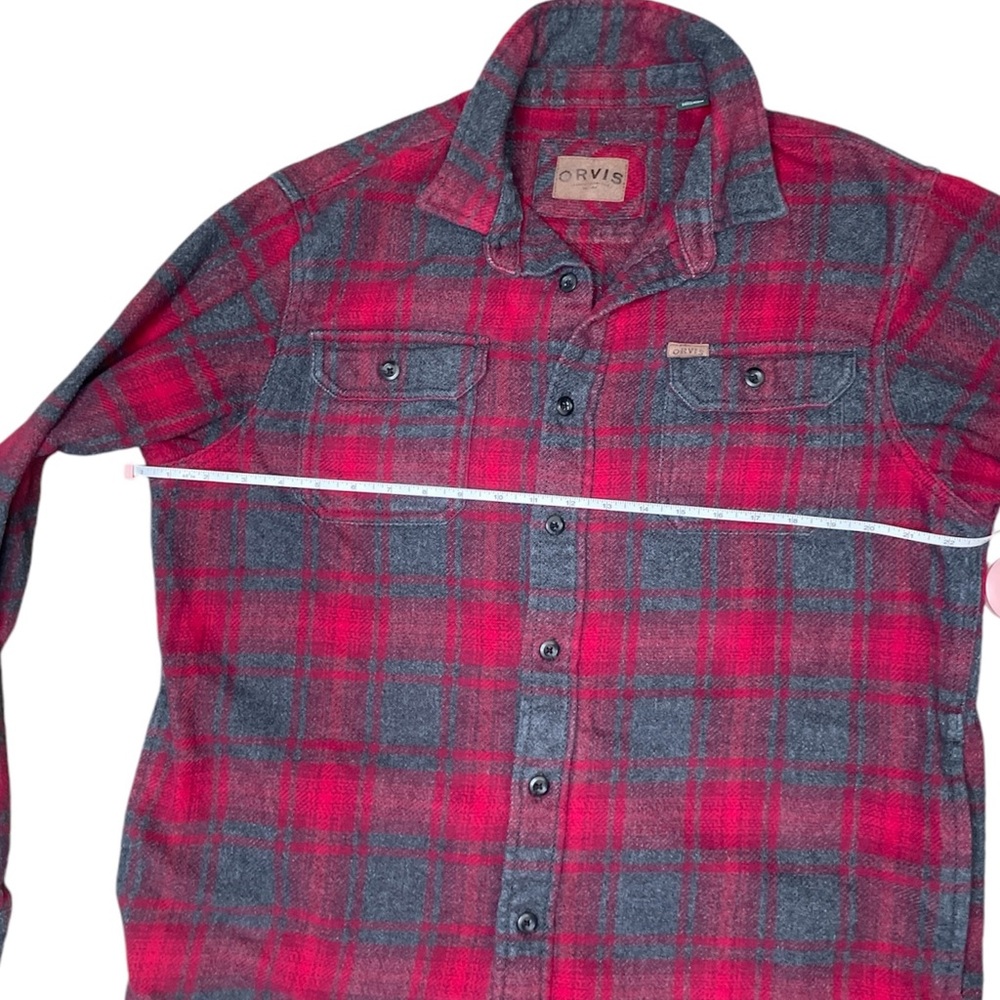 Orvis Flannel Button Down Medium - image 5